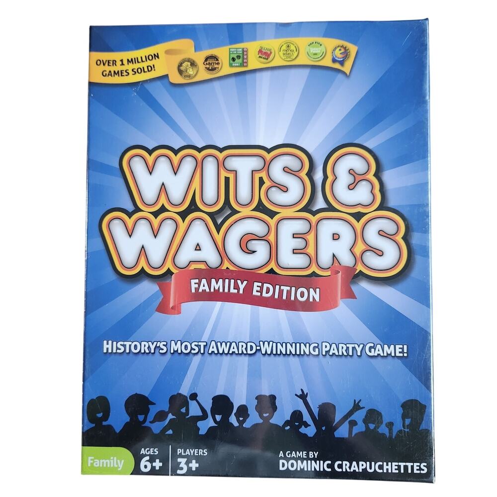 Wits & Wagers Family Edition - Kid Friendly Party Game and Trivia